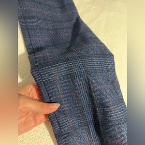 Banana republic checkered navy pants size 0 - like new condition